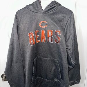 Team Apparel Gray and Orange Hoodie